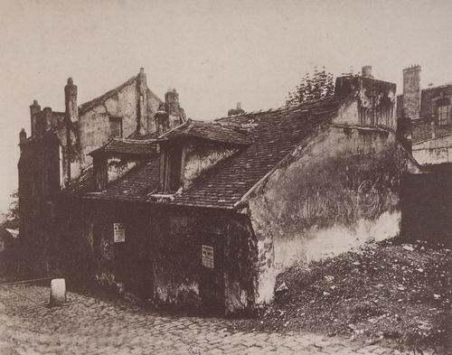 Atget, Eugène: Alte Häuser, alte Straßen, pittoreske Ansichten, Rue du Mont Cenis, Montmartre
