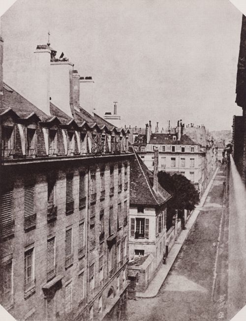 Bayard, Hippolyte: Aufnahme aus dem 5. Stock eines Hauses an der Rue Cambon