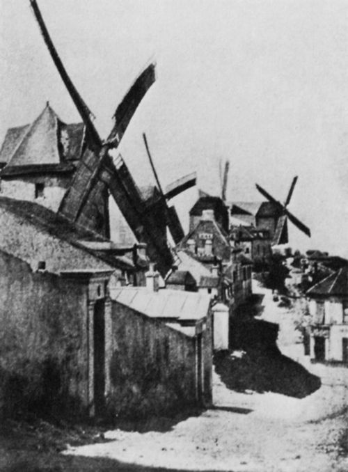 Bayard, Hippolyte: Windmhlen auf dem Montmartre