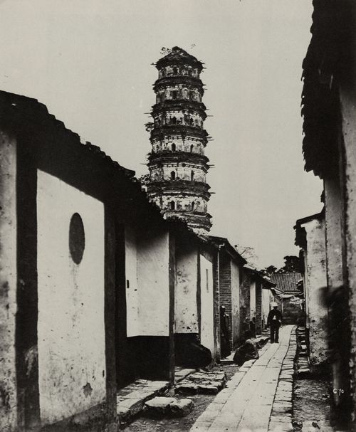 Beato, Felice A.: Neunstckige Pagoda und Tartar Strae, Kanton