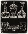 Belitski, Ludwig: 6 Gläser, Schalen und Vexir-Flaschen, kunstvolle Arbeiten aus deutschen u. böhmischen Hütten, 16. Jahrhundert, Liegnitz