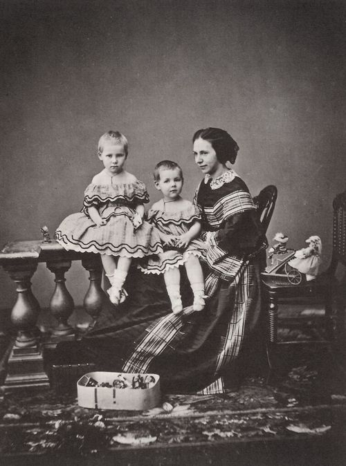 Bergner, Karl August: Eine unbekannte Adlige mit ihren Kindern, Moskau