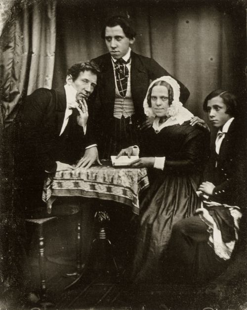 Biow, Hermann: Der Optiker Andreas Krüß, seine Frau Mary Ann, geboren Gabory und seine Söhne Edmund Johann und William Andres