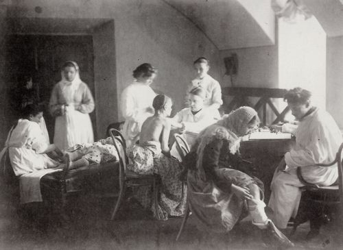 Boldyrev, I.: Der Aufnahmeraum im Obuchov Krankenhaus. St. Petersburg