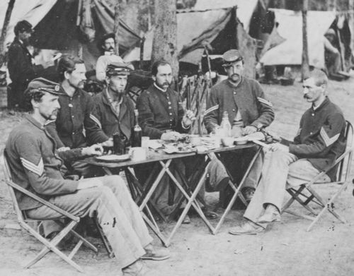Brady, Mathew B.: Eine Gruppe von Offizieren der Kavallerie