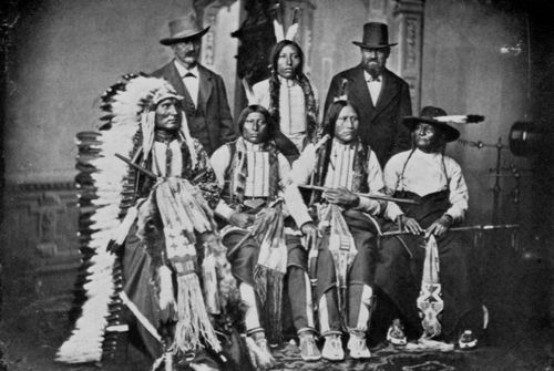Brady, Mathew B.: Häuptlinge des Sioux Indianerstammes – Gefleckter Schwanz