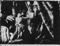 Daguerre, Louis Jacques Mandé: Triptychon für König Ludwig I. von Bayern, der Boulevard du Temple in Paris um acht Uhr morgens, Stilleben mit Gipsabgüssen