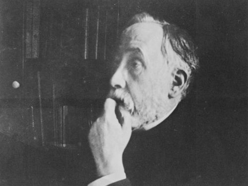 Degas, Antoine: Degas in seiner Bibliothek (linkes Profil)