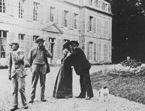 Degas, Antoine: Degas, Monsieur und Madame Jacques Fourcy im Park des Schlosses Mnil-Hubert