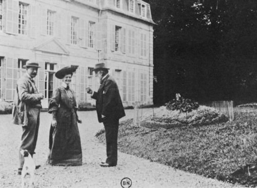 Degas, Antoine: Degas, Monsieur und Madame Jacques Fourcy im Park des Schlosses Mnil-Hubert