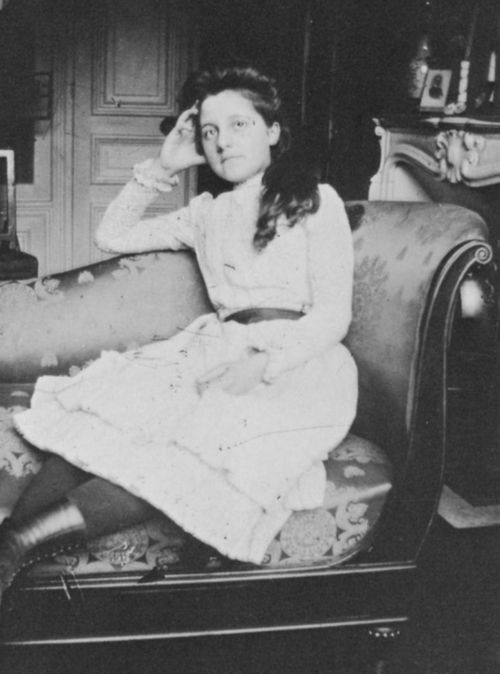 Degas, Antoine: Odette in weiem Kleid