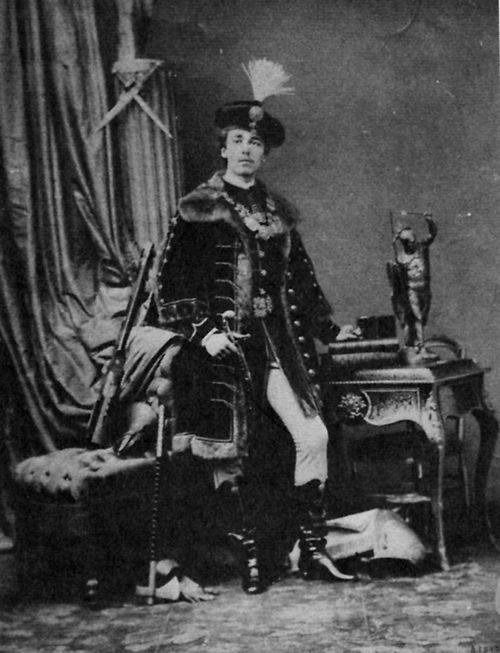 Disdéri, André Adolphe Eugène: Mann in Kostüm