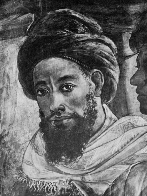 Gebrder Alinari: Detail der Mosesgeschichte von Botticelli aus der Sixtnischen Kapelle