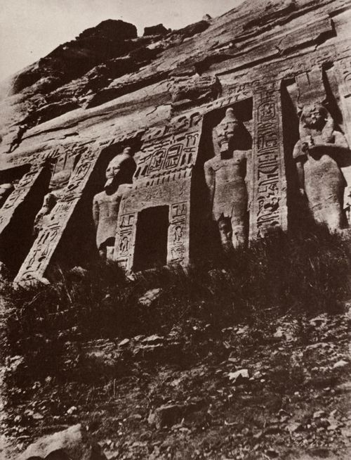 Green, John B.: Abu Simbel; Speos des Hathor, Eingang