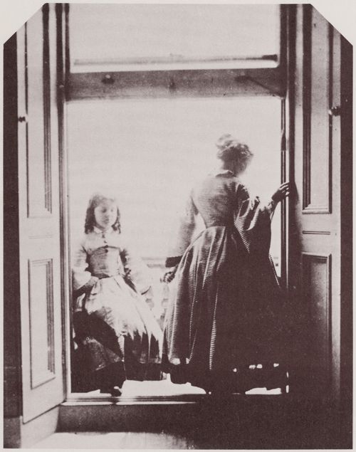 Hawarden, Clementina: Frau mit Mdchen auf dem Balkon