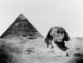Herford, Wilhelm von: Die Sphinx mit der Pyramide des Chephren
