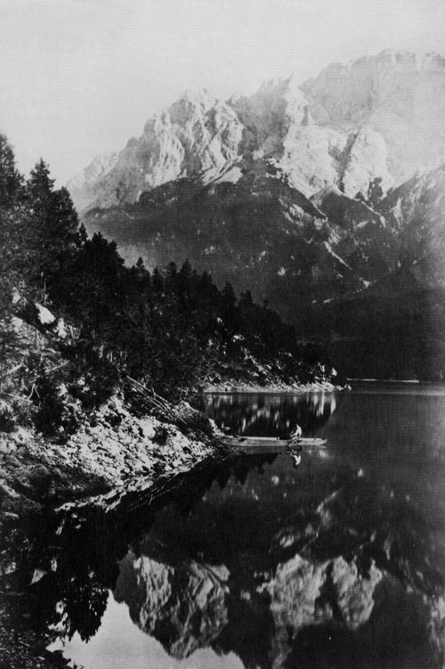 Johannes, Bernhard: Landschaft, Eibsee mit Zugspitze