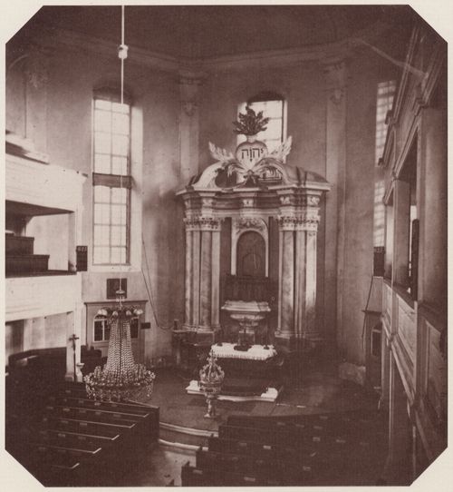 Kotzsch, Carl Friedrich August: Inneres der Loschwitzer Kirche