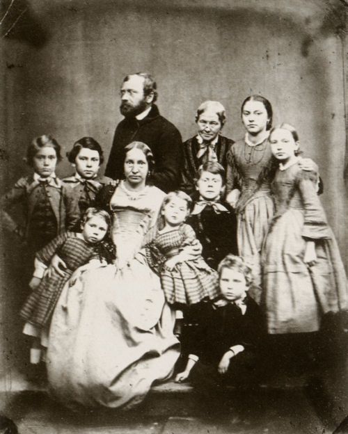 Lcherer, Alois: Ferdinand von Miller mit seiner Familie, Mnchen