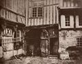 Marville, Charles: Das Haus in der Rue de la Tannerie in Abbeville, in dem 1540 Franz I. residierte