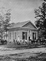 O'Sullivan, Timothy H.: Bethel Church, Virginia, zeitweiliges Hauptquartier des General Burnside