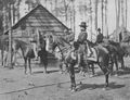 O'Sullivan, Timothy H.: Brandyhalte, Virginia, General Ingalls auf dem Pferd