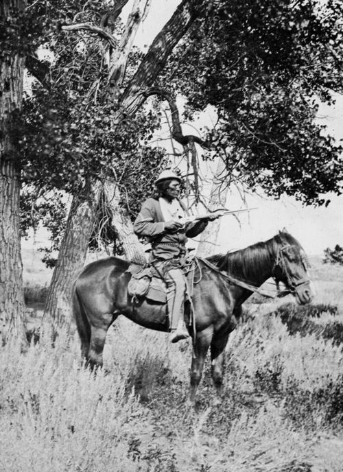 O'Sullivan, Timothy H.: Ein Kundschafter der Coyotero Apachen