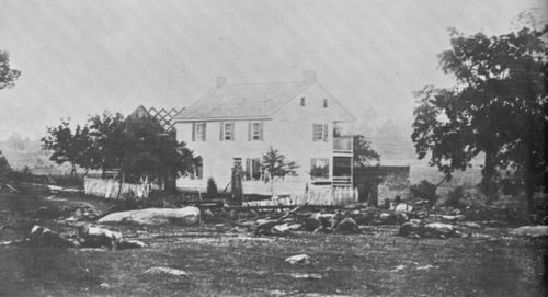 O'Sullivan, Timothy H.: Gettysburg, Hauptquartier des General Sickles