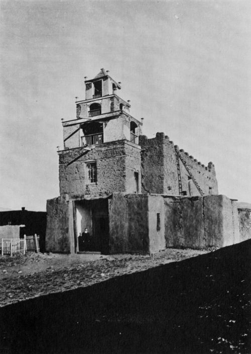 O'Sullivan, Timothy H.: Santa Fe, New Mexico, die Kirche von San Miguel