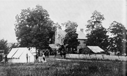 O'Sullivan, Timothy H.: Unionsspital bei Manassas, Juli 1862