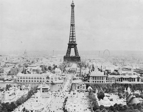 Petit, Pierre: Aufnahme vom Trocadro whrend der Pariser Weltausstellung