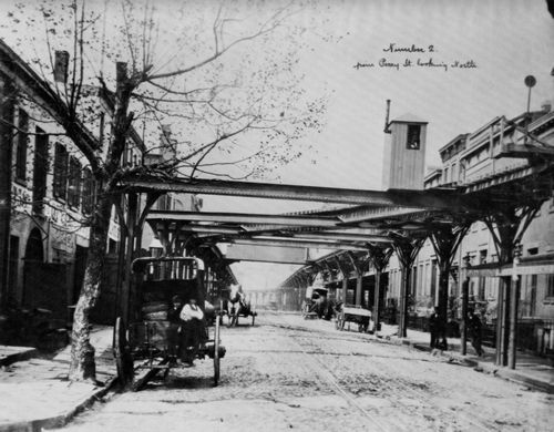 Powelson, Gustavus A.: Greenwich Street Hochbahn