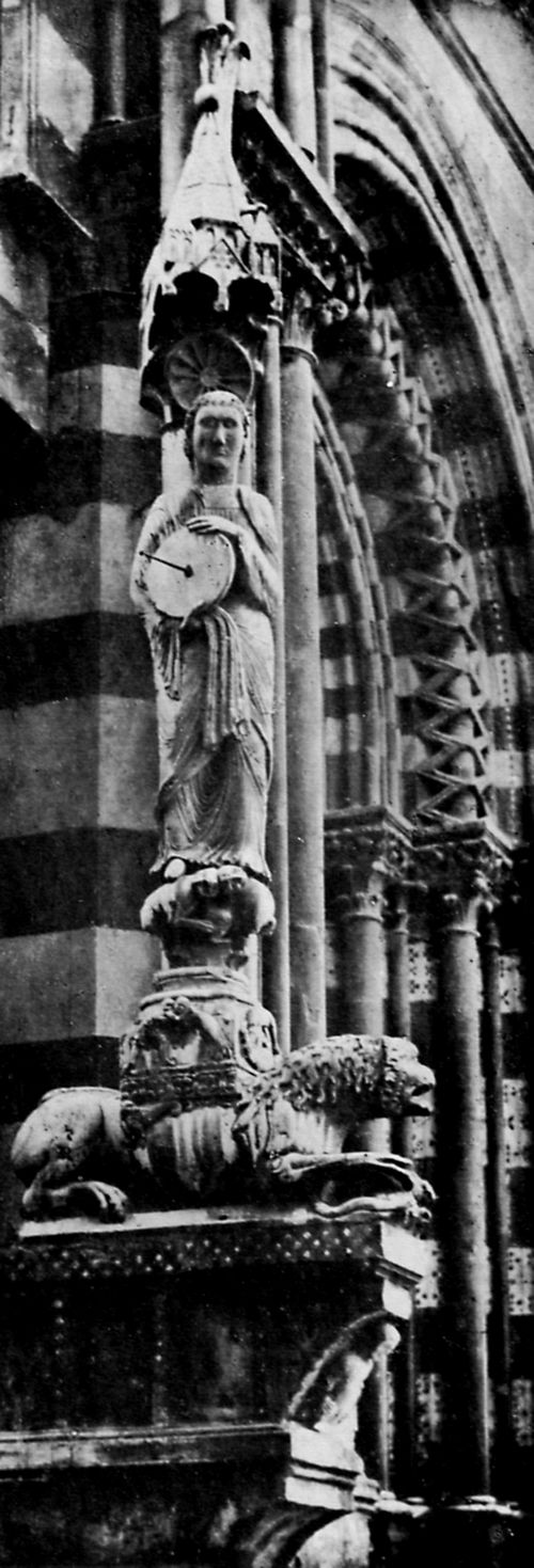 Prangey, Joseph-Philibert Girault de: Skulptur auf der Genoa Kathedrale