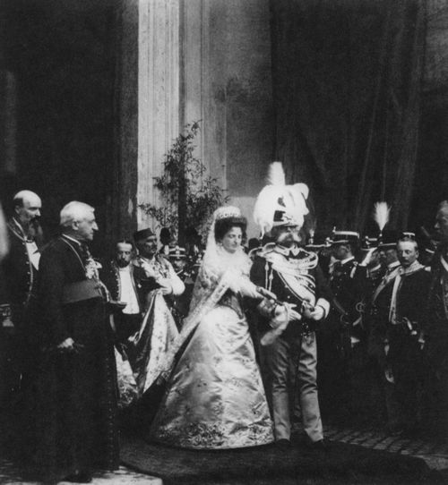 Primoli, Giuseppe: Hochzeit von Vittorio Emanuele, Prinz von Neapel und Prinzessin Elena von Montenegro