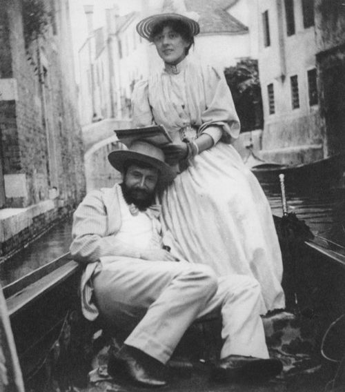 Primoli, Giuseppe: Jean-Louis Forain und Jeanne Bosc in einer Gondel