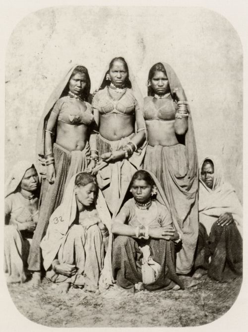 Schlagintweit, Robert: Hindu-Frauen aus der Kaste der Sudras, Bengalen