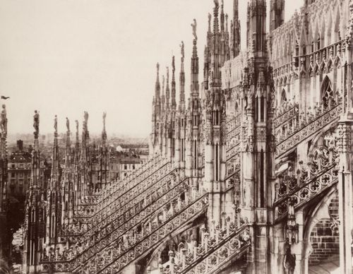 Sommer, Giorgio: Detail des Doms in Milan