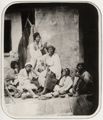 Szathmari, Carol: Zigeuner vor ihren Lehmhtten bei Pasarea