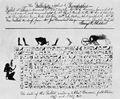 Talbot, William Henry Fox: Illustration zu »Die Talbotypie angewendet an Hieroglyphen«