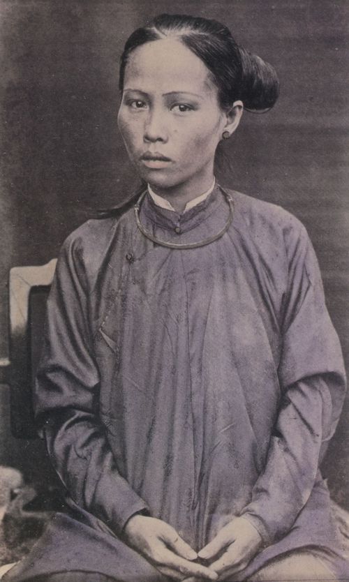 Thomson, John: Koloriertes Portrt einer jungen Chinesin