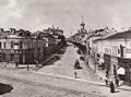 Russischer Photograph um 1880-1890: Blick in die Novaja Basmannaja Strae, Moskau