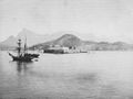 Brasilianischer Photograph um 1863: Der Hafen von Rio de Janeiro