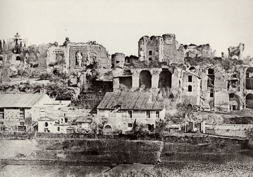Italienischer Photograph um 1860: Der Palatin von Sden