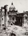 Italienischer Photograph um 1860: Die nordwestliche Ecke des Forum Romanum
