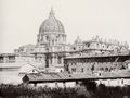 Italienischer Photograph: Die Peterskirche von Süden