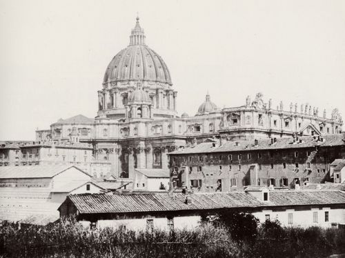 Italienischer Photograph: Die Peterskirche von Sden