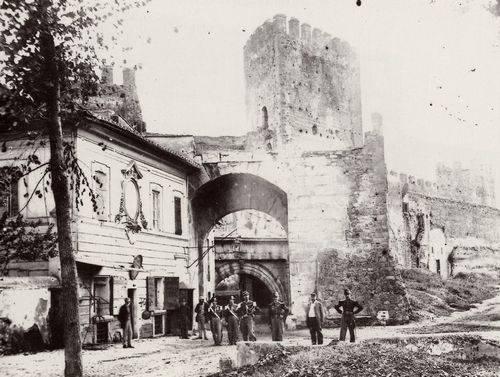 Italienischer Photograph um 1865: Die Porta S. Lorenzo
