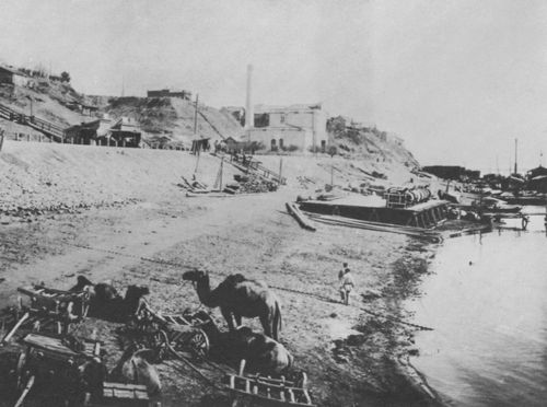 Russischer Photograph um 1890: Eine Handelsstadt an der Wolga: Zarizyn
