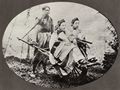 Chinesischer Photograph um 1875: Frauen aus Manchu