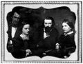 Englischer Photograph um 1850: Gruppenbild unbekannter Personen